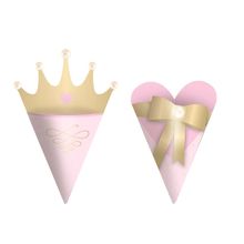 Reinado da Princesa - Mini Cones para Festas Composê 24 Un