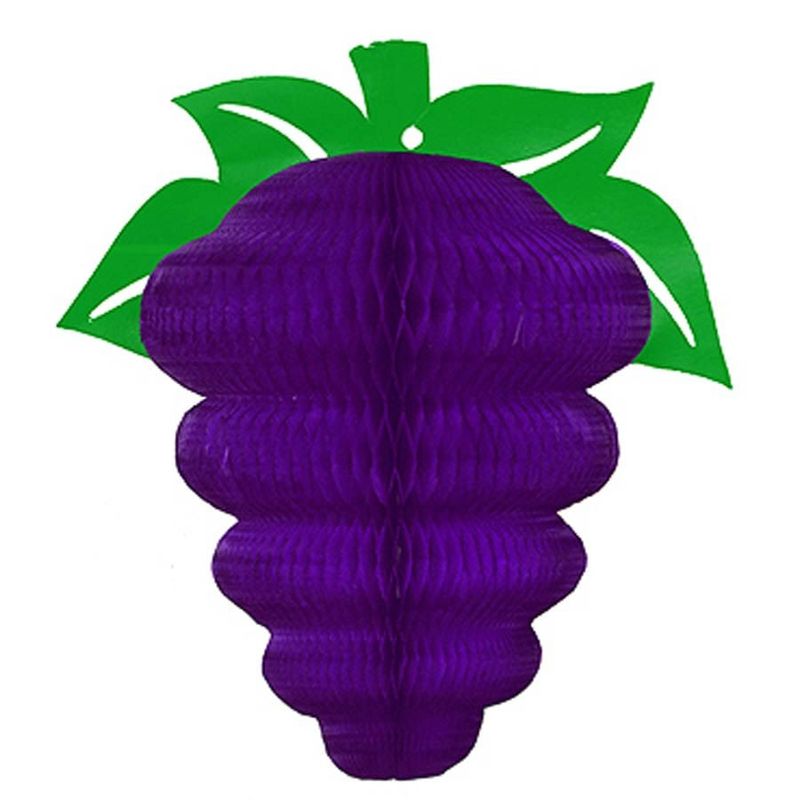 Guirlanda de Papel Fruta 18cm - Uva