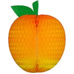 Guirlanda de Papel Fruta 22cm - Laranja