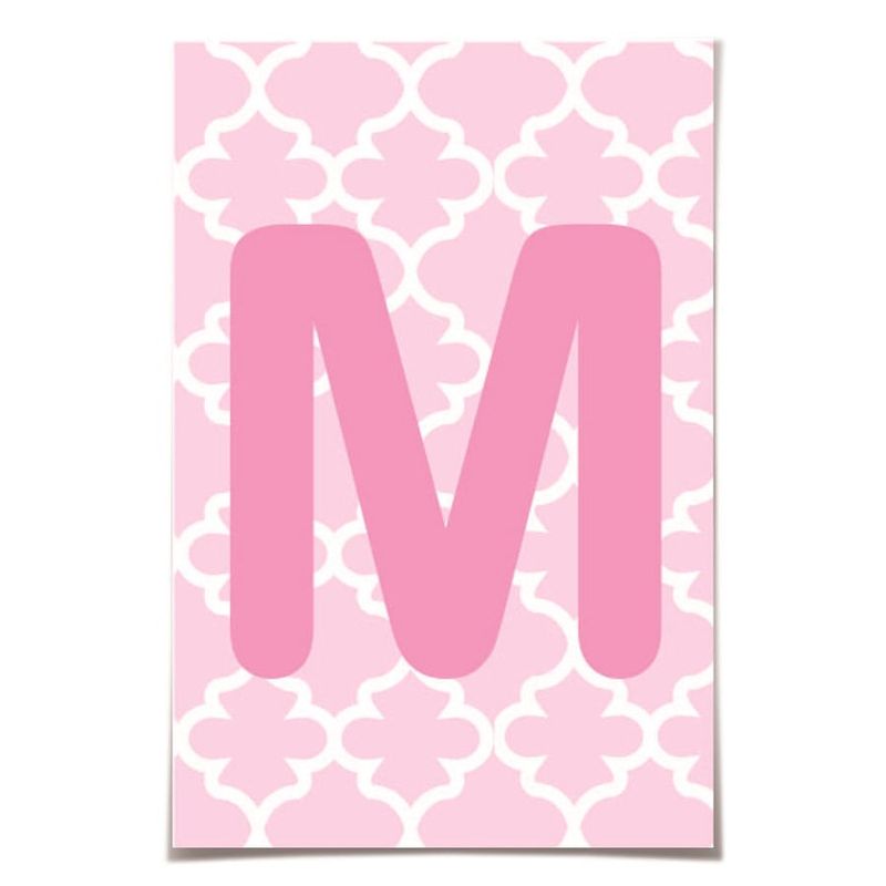 Letra para Personalizar Faixa - Rosa M - 10 Un