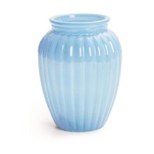 Vaso Decorativo Oval AZUL 8x10.5cm - 01 Un