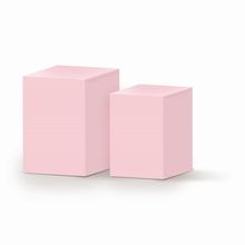 Conjunto de Cubos Rosa - 2 Peças