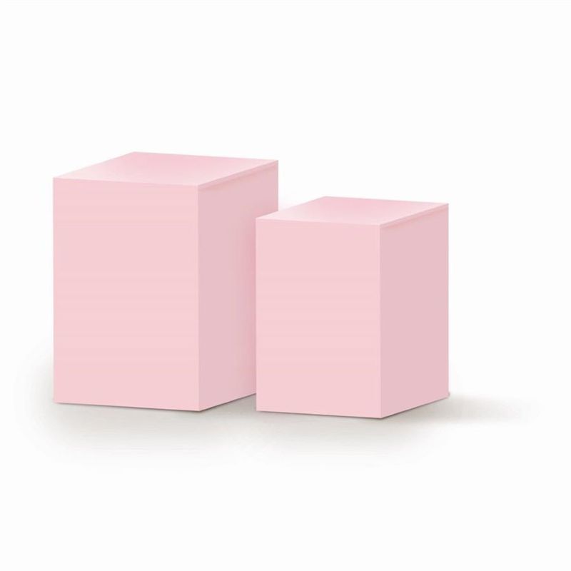 Conjunto de Cubos Rosa - 2 Peças