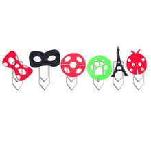 Clipes com Aplique Miraculous Ladybug - 06 Un