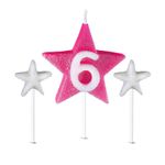 Vela Star Rosa nº 6 - 03 Un