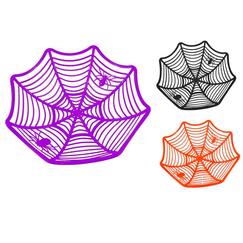 Cesta Teia Halloween - Cores Variadas