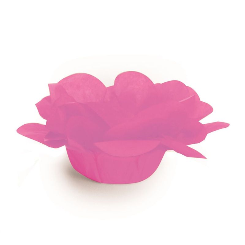 Forminhas Decorativas - Azaléia sem Folhas Rosa Escuro 40 Un