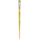 Pincel Artístico Cerda Natural Formato Chato - Amarelo Condor Tamanho 14