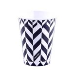 Parangolé - Copo de papel 240ml Cores Preto e Branco 08 Un