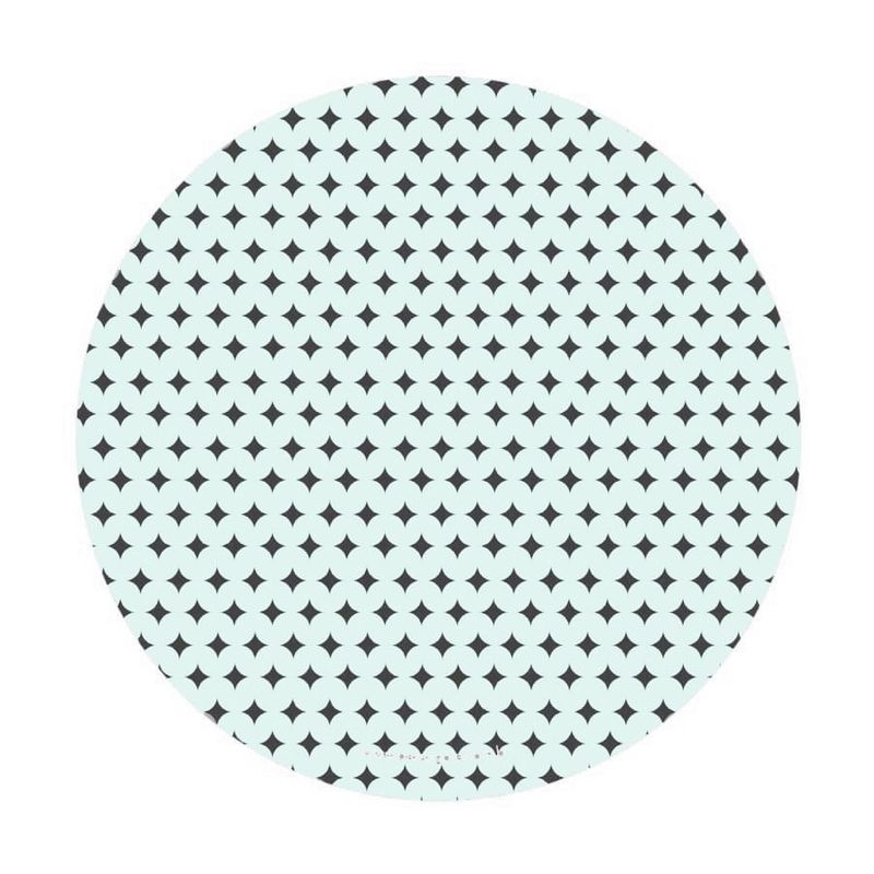 Parangolé - Prato Redondo 15cm Cores Preto e Branco 08 Un