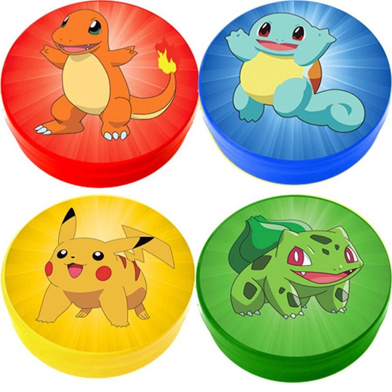 Latinha Plástica 5x1 Lembrancinha Pokémon BICHINHOS - 04 Un