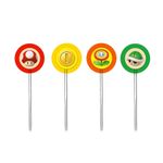 Super Mario Bros - Pick para Cupcake - 12 Un