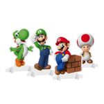 Super Mario Bros - Silhueta Decorativa - 4 Un