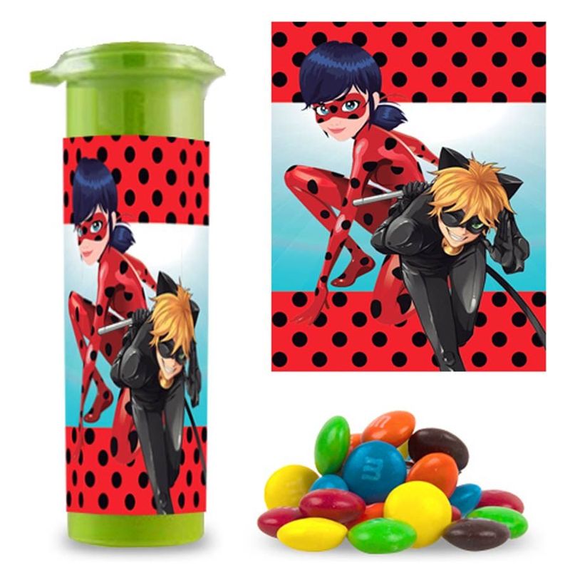 Festa Miraculous LadyBug - Adesivo Especial para M&Ms Miraculous - 06 Un