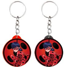 Festa Miraculous LadyBug - Chaveiro Plástico Especial Miraculous - Ladybug