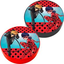 Festa Miraculous LadyBug - Latinha Plástica 5x1 Lembrancinha Miraculous