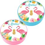 Latinha Plástica 5x1 Lembrancinha ALOHA Flamingo