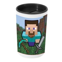 Festa Minecraft - Cofrinho Porta-moedas com Adesivo Minecraft STEVE