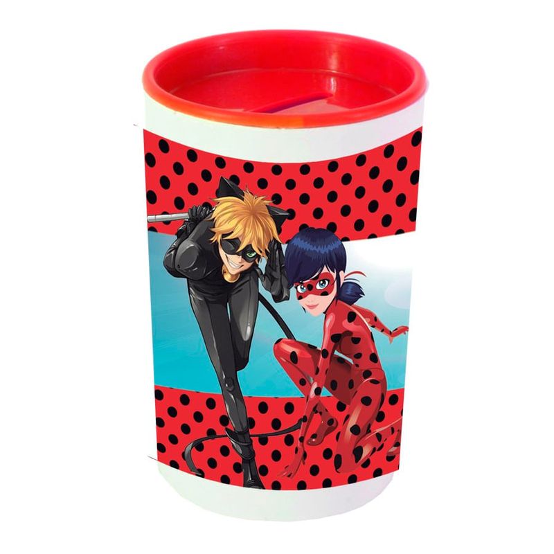 Festa Miraculous LadyBug - Cofrinho Porta-moedas com Adesivo Miraculous