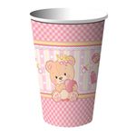 Copo de Papel Baby Ursinha Menina - 08 Un