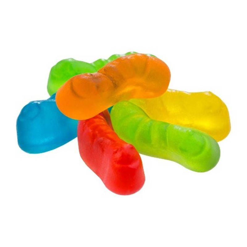 Pacote Bala de Gelatina Minhocas Fini 15g - 12 Un