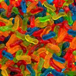 Pacote Bala de Gelatina Minhocas Fini 15g - 12 Un
