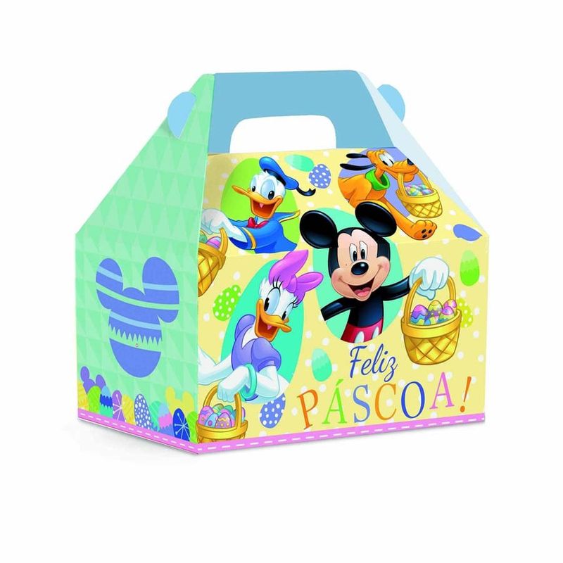 Disney - Caixa Maleta Kids Páscoa P (9x6x9cm) 10 Un