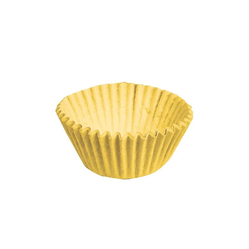 Forminha para Doces nº 4 Liso Amarelo - 100 Un
