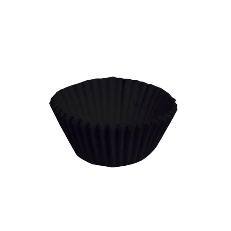Forminha para Doces nº 4 Liso Preto - 100 Un
