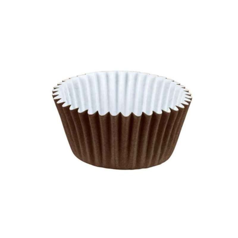 Forminha para Doces nº 5 Liso Marrom - 100 Un