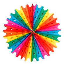 Guirlanda de Papel - Margarida Colorida - 50cm