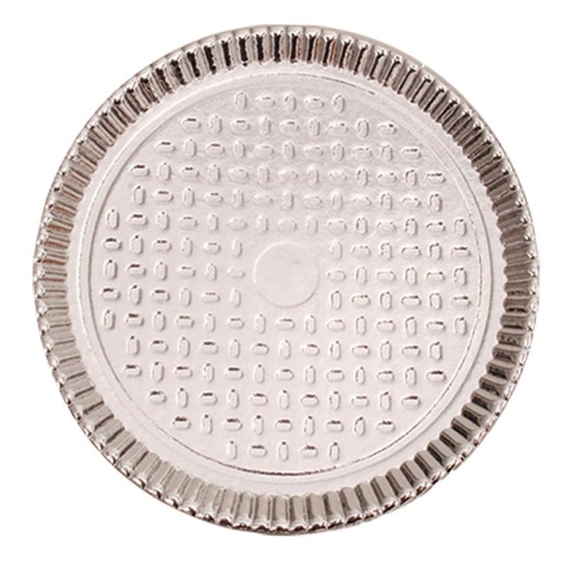 Bandeja Laminada Redonda nº 10 - Liso Prata