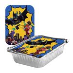 Festa Lego Batman - Adesivo para Marmita Pequena 220ml Lego Batman - 05 Un