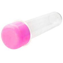 Tubete Grande 12cm com Tampa Pink - 10 Un