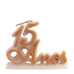 Vela 15 Anos Ouro