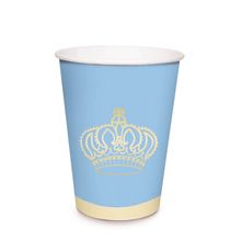 Festa Reino Encantado Menino - Copo de Papel 240ml 08 Un