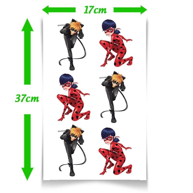 Festa Miraculous LadyBug - Adesivo Especial Sortido Miraculous Ladybug e Cat Noir - 06 Un