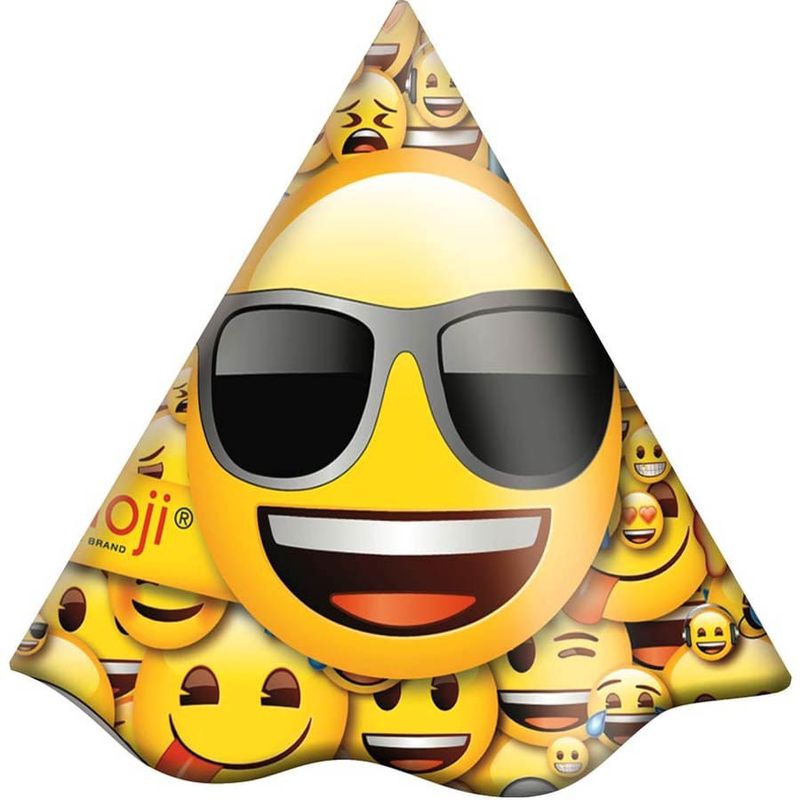 Chapéu de Aniversário Emoji - 08 Un