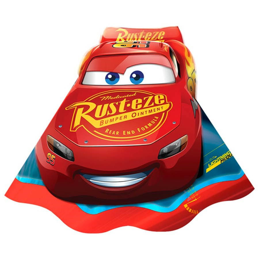 Decoração de bolo de Aniversário Disney Cars 3