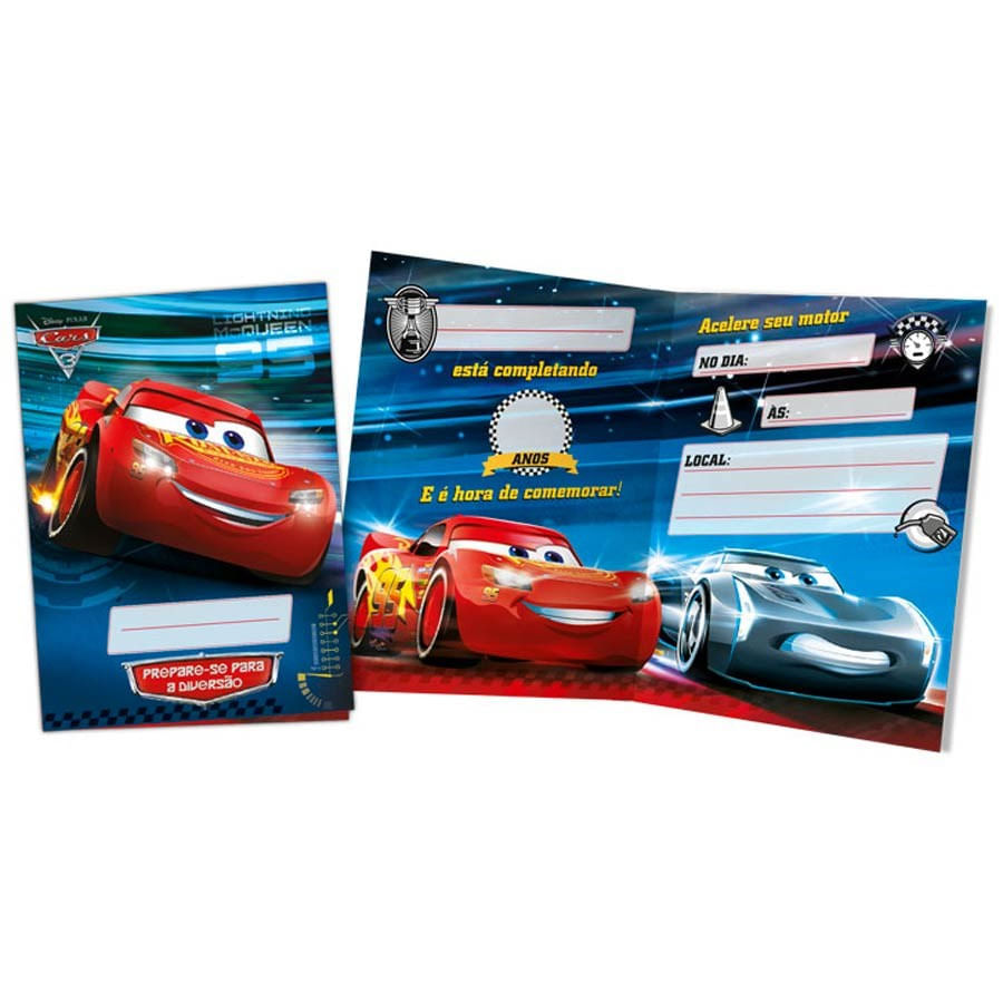 Vela Disney Cars 3 Carros Para Bolo - Aniversário E Festa - Regina Festas -  Vela de Aniversário - Magazine Luiza