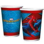 Festa Homem Aranha - Copo de Papel 180ml Spider-Man Home - 08 Un