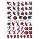 Festa Homem Aranha - Mini Personagem Decorativo Spider-Man Home - 53 Un