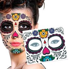 Tatuagem Caveira Mexicana para Festa