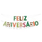 Festa Dinossauros - Faixa Feliz Aniversário