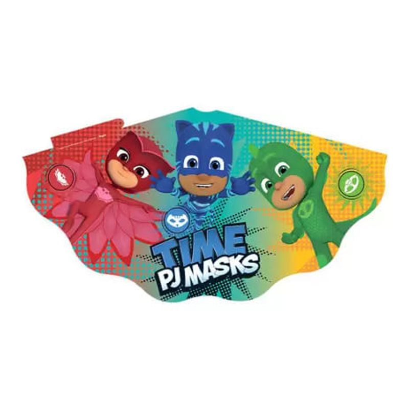 Festa PJ Masks - Chapéu de Aniversário PJ Masks - 12 Un