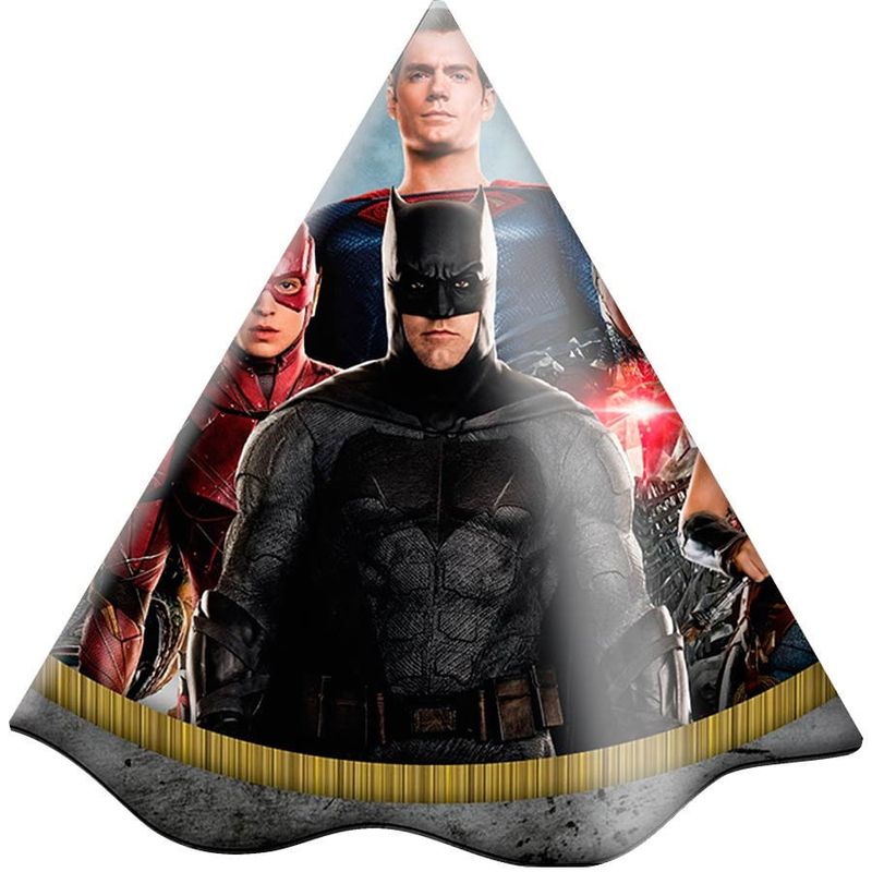 Festa Liga da Justiça - Chapéu de Aniversário Liga da Justiça o Filme - 08 Un