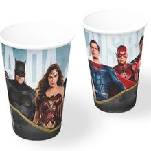 Festa Liga da Justiça - Copo de Papel Liga da Justiça o Filme - 08 Un