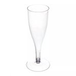 Taça em Acrílico para Champagne Tulipa 140ml - 05 Un