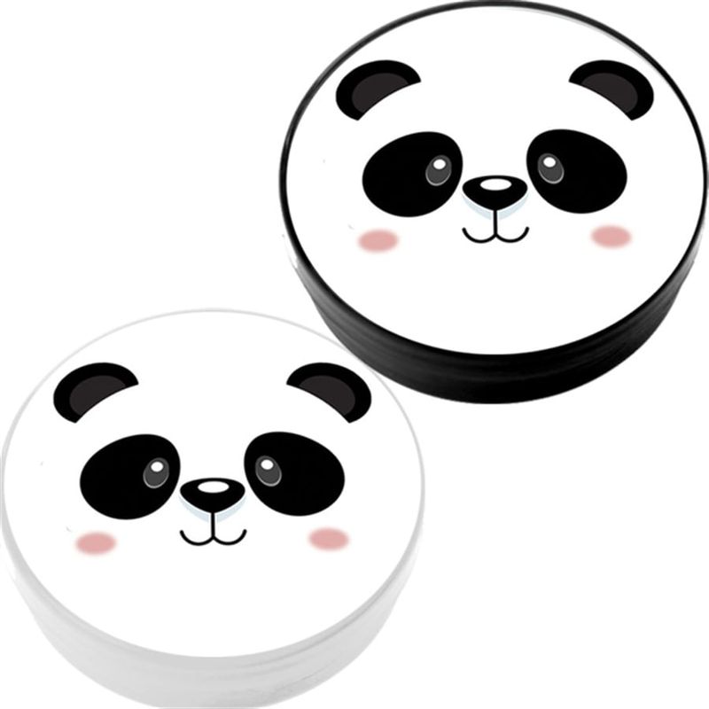 Festa Panda - Latinha Plástica 5x1 Lembrancinha Panda