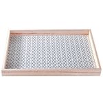 Bandeja Retangular Decorativa Grande - 33,5 x 24 cm